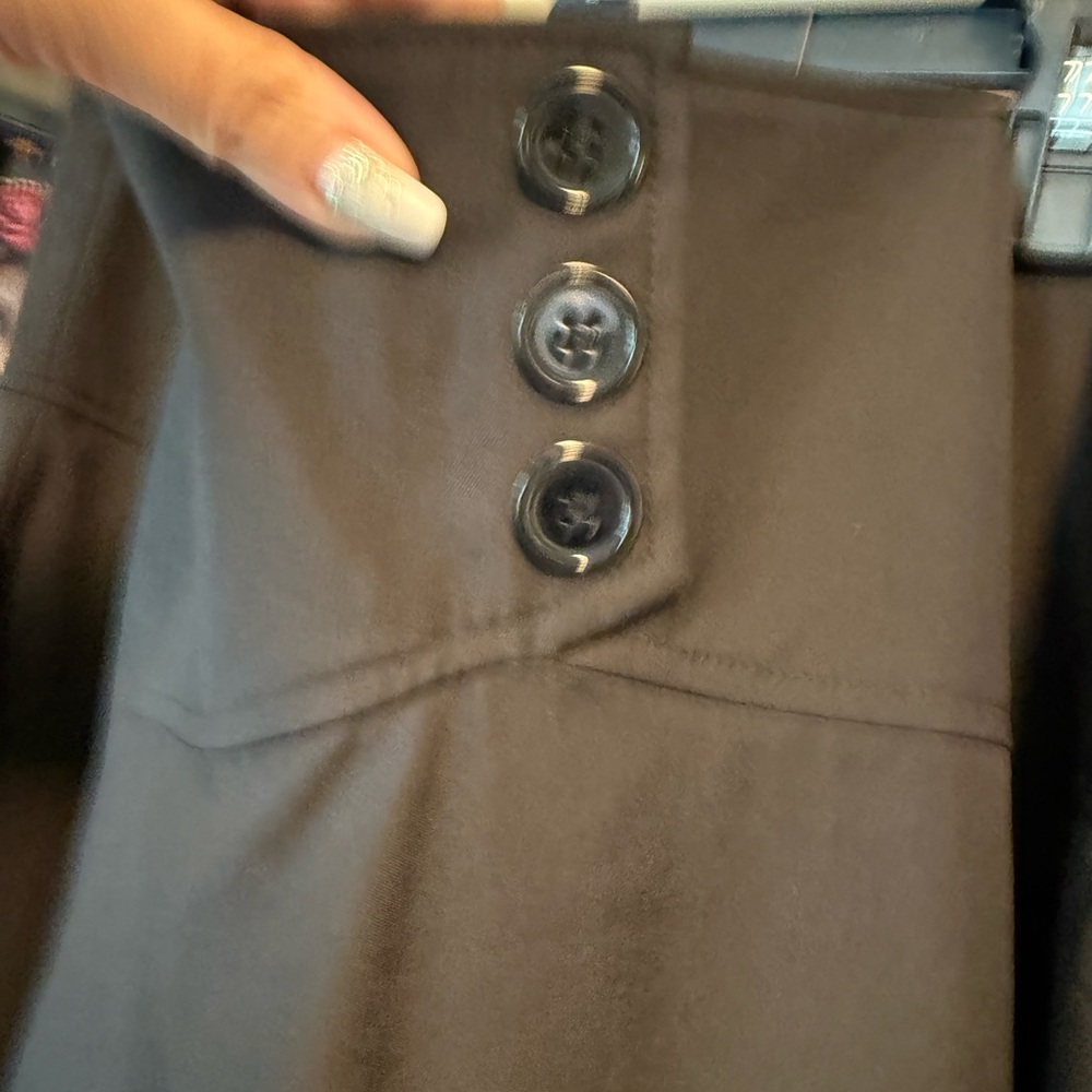 Unique Vintage Classic Black Buttoned skirt NWT size 5X - Picture 3 of 5